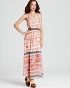 Quotation: Sanctuary Dress - Campfire Sleeveless Abstract Stripe Maxi