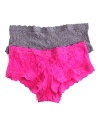 The most feminine boyshorts you'll find, in lace with a cotton gusset.