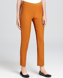 Infuse your closet with fresh color with these vibrant, slim cut Moschino Cheap and Chic pants.