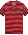 With a clean, casual stripe, American Rag takes a basic piece and makes it bold.