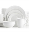 The timeless silhouettes and luxurious glaze of this Brekinridge set proves white is the easiest way to achieve understated elegance at your table using this Gorham dinnerware. The dishes are simple round pieces in durable bone china that transition beautifully from hurried weekday breakfasts to your most elaborate dinner parties.