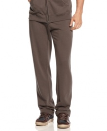 Stay on track with high-end sporty style wearing these fleece pants from Armani Jeans.