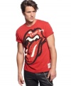 Harness your inner rocker with this iconic t-shirt from the Rolling Stones.