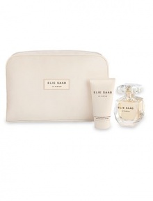 Enjoy the exceptional fragrance ELIE SAAB Le Parfum. The 3 oz. Eau de Parfum Spray, 1.6 oz. Body Lotion and luxurious beauty pouch were made for a women's most unique and exceptional moments.