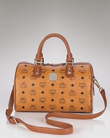 Exude classic style with this heritage-inspired bowling bag from MCM.