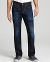 AG Adriano Goldschmied Slim Fit Straight Leg Matchbox Jeans in 2 Year Wash