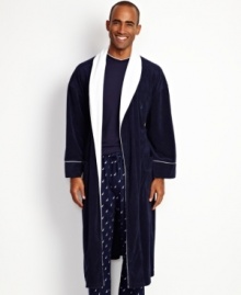 This ultra-soft terry robe from Nautica will keep you warm after hours.