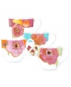 Mixing Impressionistic blooms and exciting colors, Lenox Floral Fusion teacups offer a modern look for the classic at heart. Gold tones highlight a variety of blossoms, contrasting bold bands on everyday porcelain. Qualifies for Rebate