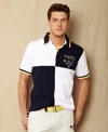 Perfect your yacht club look with this elevated polo shirt from Nautica.