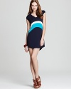 Three Dots Colorblock Dress