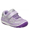 Protect your princess. The SRT Tinka sneaker from Stride Rite is perfect parkwear, thanks to Sensory Response Technology, which cushions and keeps feet feeling cool.