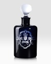 This exquisite piece is crafted from hand-blown clear crystal, cased in black crystal with a whimsical hand-cut skull-and-crossbones motif.40 ounces11½L X 11HHand washImported