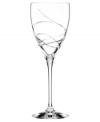 A fanciful cut pattern contrasts the timeless form of this Adorn goblet from the Lenox crystal stemware collection. Qualifies for Rebate