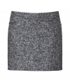 Finish your work look on a contemporary-chic note with Josephs zipper detailed mini-skirt, finished in timeless tweed for that ladylike edge - Zippered slit pockets, hidden side zip, form-fitting - Play with proportions and wear with oversized blazers and boots