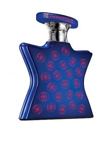 For the sinuous, sensual, billion-megawatt city that never sleeps, an after-hours eau de parfum it can call its own: Bond No. 9 Manhattan. Notes of fresh coriander, corsican immortelle, spicy nutmeg, juicy Italian bergamot, gold saffron, gourmand gingerbread, cashmere wood, french genet, provence star jasmine, cistus flower, gourmand red plum, breches honey, rare agarwood, oriental musk, creamy sandalwood and suede. 