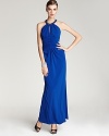 Laundry by Shelli Segal Gown - Jeweled Neck Racerback Gown