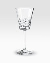 Rounded cuts lend dimension and detail to this elegant glass handcrafted in France from weighty, full-lead crystal. From the Lola Collection8¼ highHand washMade in France