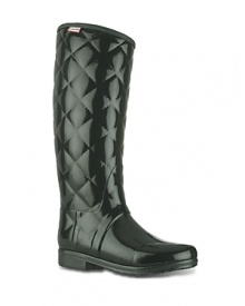 Hunter original rain boots get an update in a chic quilted riding boot style. But don't worry, it still has the legendary Hunter fit and comfort.