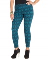 Electrify your look this season with Style&co.'s plus size printed leggings!