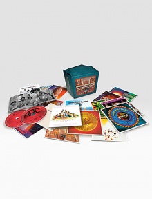 The best of Earth, Wind & Fire available in a compact 16-disc box set. The set includes Earth, Wind & Fire's 15 Columbia albums- from 1972's Last Days and Time through 1990's Heritage. Each CD is individually packaged in mini-LP replica sleeves. Includes 16 discs and a thick bookletMade in USA