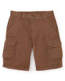 Elie Tahari Mateo Linen Cargo Shorts