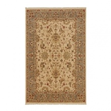 Karastan's Shapura Collection was designed to capture the rustic yet sophisticated spirit of textiles woven in the Peshwar style along the ancient Silk Road. The subtle colors and stylized patterns infuse your decor with timeless elegance. This Karastan rug boasts a rich, radiant ground brimming with floral designs, curvilinear details and a soft fringe.