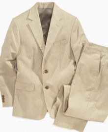 Your boy will become a little man in front of your eyes when he sports this dapper blazer from Nautica.