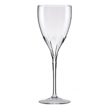 Camelia Court stemware by kate spade new york is rendered in beautifully cut European crystal in a classic goblet silhouette with an etched petal design.