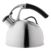 An exercise in design, simply lift the OXO GOOD GRIPS Uplift Tea Kettle by its handle and the spout opens automatically without awkward buttons or levers. The soft, non-slip handle is heat-resistant for added safety, and a large lid makes the Uplift easy to fill and clean. The Kettle whistles when water is ready.