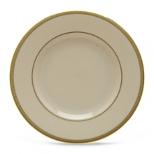 Tuxedo dinnerware is the epitome of formal dinnerware. The ivory fine china contrasts vibrantly against the rich gold interwoven accents. It's definitely a classic Lenox pattern. Pair it with gold-accented sterling and crystal, for elaborate entertaining. Dishwasher Safe.