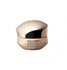 An ultra-rich, age-defying cream that visibly improves the appearance of all types of eye-area wrinkles from inner corner creases and under eye wrinkles to crow's feet, lid creases and under eye vertical lines. The WrinkleResist24 signature ingredients prevent future wrinkles and repair existing wrinkles. Contains Burnet Extract, to revitalize cells and counteract loss of firmness.Developed with advanced Shiseido technology and ingredients including Super Bio Hyaluronic Acid N for intense moisture and Hydroxyproline to promote collagen production.