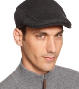 Polish off your cold-weather style with the sleek, vintage-infused feel of this Tommy Hilfiger driving cap.