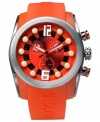 A luminous sport watch from Izod in bright orange.