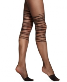 Give your hosiery wardrobe an overhaul with these sexy-sheers, featuring  an eye-catching design that's decidedly diva-worthy. From Kensie.