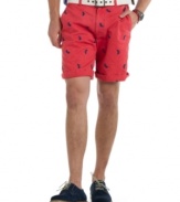 Perfect for clambakes and BBQs, these prepster shorts from Izod bring East Hampton to your closet.