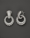 John Hardy Bedeg Sterling Silver Door Knocker Earrings