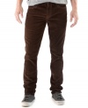 These Royal Premium Denim pants have a flattering slim fit and classic corduroy styling.