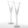 Enhance each toast you make at every special occasion. With cuts designed to represent the bubbles in champagne, these flutes are perfect for any celebratory occasion. Birthdays, weddings or everday, you will enjoy toasting the happy celebrants with the brilliance and refinement reflected in your Waterford Crystal toasting flutes. Set of 2; 5 oz.