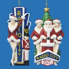 If you can't make it to the annual holiday show, this is the next best thing! A New York City icon and home of the Rockettes, Radio City can now be taken home and put on the tree.