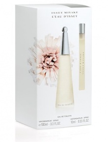 Celebrate the arrival of spring with the white-bouquet inspired scent of L'Eau d'Issey Eau de Toilette. Set includes: 3.3 oz. Eau de Toilette and 0.33 oz. Purse Spray.