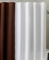 A luxurious design perfect for coordinating with any stylish fabric shower curtain and suitable for showcasing alone. This water-repellent Damask Stripe shower curtain liner features rust-resistant metal grommets and a reinforced header for long-lasting strength. A weighted bottom hem maintains stability and convenient suction cups prevent leaks.