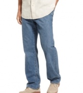 For the guy who likes his denim in a classic cut and always blue, these Tommy Bahama jeans fit the bill.