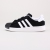 Switching gears on this kids' classic, adidas flips the script and constructs this icon with a canvas twill upper.