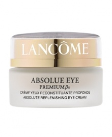 Repair (tm) Intense Moisture (tm) LuminosityLancôme Laboratories sets the new standard in age-targeted eye care to visibly replenish, repair, and rejuvenate the fragile eye area, where the effects of daily facial movements are more pronounced.This refreshing, moisturizing cream, specially formulated for the delicate eye area, combines two advanced discoveries: Pro-Xylane(tm), a patented scientific breakthrough: helps restore essential moisture deep in skin(tm)s surface, replenishing the eye contour to improve firmness and luminosity (tm) as if signs of aging at visibly repaired. The intensely replenishing ßio-Network(tm) (tm) wild yam, soy, sea algae and barley (tm) helps enhance performance for visible rejuvenation.The transformation: Immediately, the eye contour appears smoother and more luminous. The eye area feels intensely moisturized, eyes look brightened. Within 4 weeks, see fine lines and wrinkles visibly reduced, feel firmer skin. The eye area is visibly rejuvenated.OPHTHALMOLOGIST-TESTED.DERMATOLOGIST-TESTED FOR SAFETY.