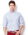 Stay smooth all day in this wrinkle free multi-mini check shirt by Nautica. Goes great with chinos or jeans.