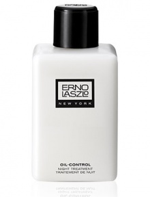 Oil-Control Night Treatment works to absorb excess oil throughout the night to control and prevent breakouts. Calms, exfoliates and repairs the skin. 6.8 oz. 