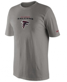 From the pre-game to after-party, show off your Atlanta Falcons pride in this NFL football t-shirt from Nike.