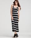 Aqua Dress - Stripe Tank Maxi