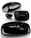 Transition seamlessly from day to night, casual to formal with Seven Easy Pieces from Donna Karan Lenox. Sleek, high-gloss porcelain serveware inspired by Manhattan all stacks up to effortless modern style.