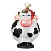 Christopher Radko Merry Christmas To Moo Ornament